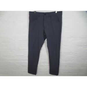 Western Rise Diversion Pants Mens 31x32 Gray Chino Slim Fit Stretch Travel